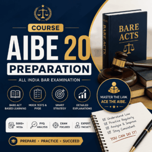 AIBE XX Exam Preparation with Bare Act Books